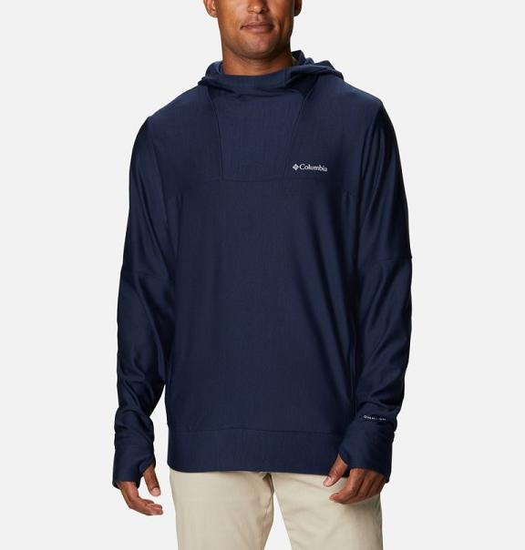 Columbia Maxtrail Hoodies Navy For Men's NZ78652 New Zealand